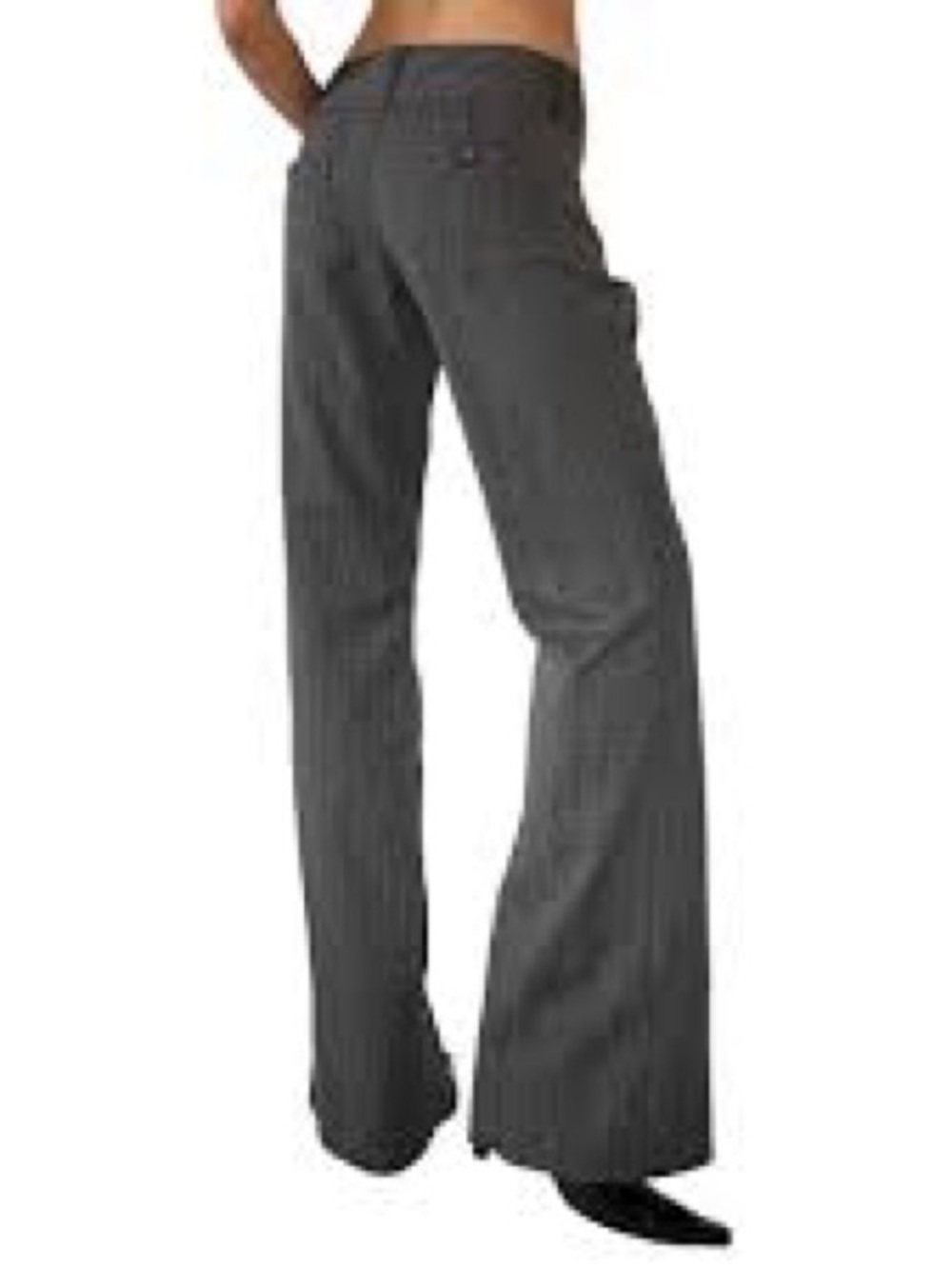 Stoosh Women's Dark Gray Wide-Leg Pants
